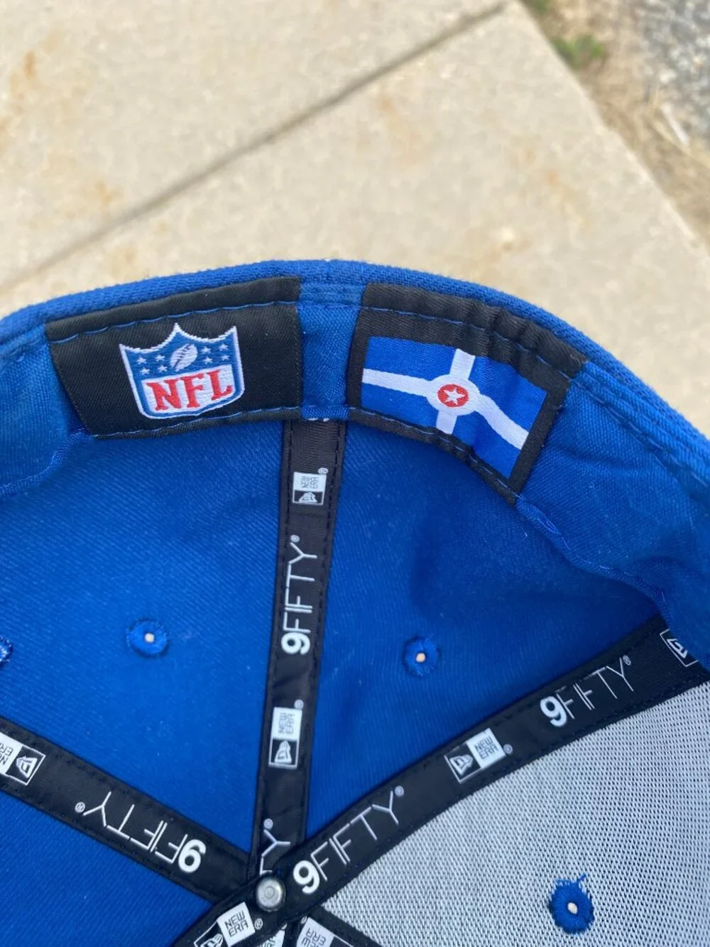 New Era 59FIFTY Indianapolis Colts NFL Blue Snapback Hat Cap